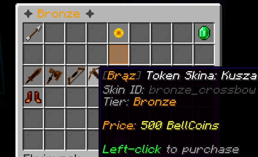 Sklep, kategoria Bronze