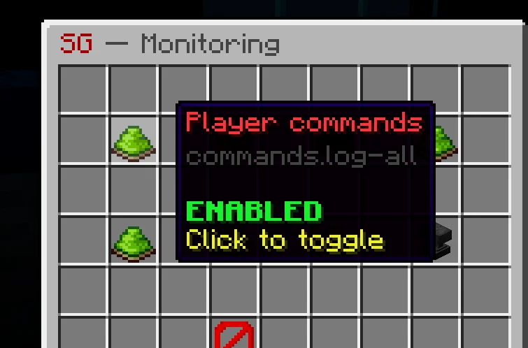 Monitoring SG